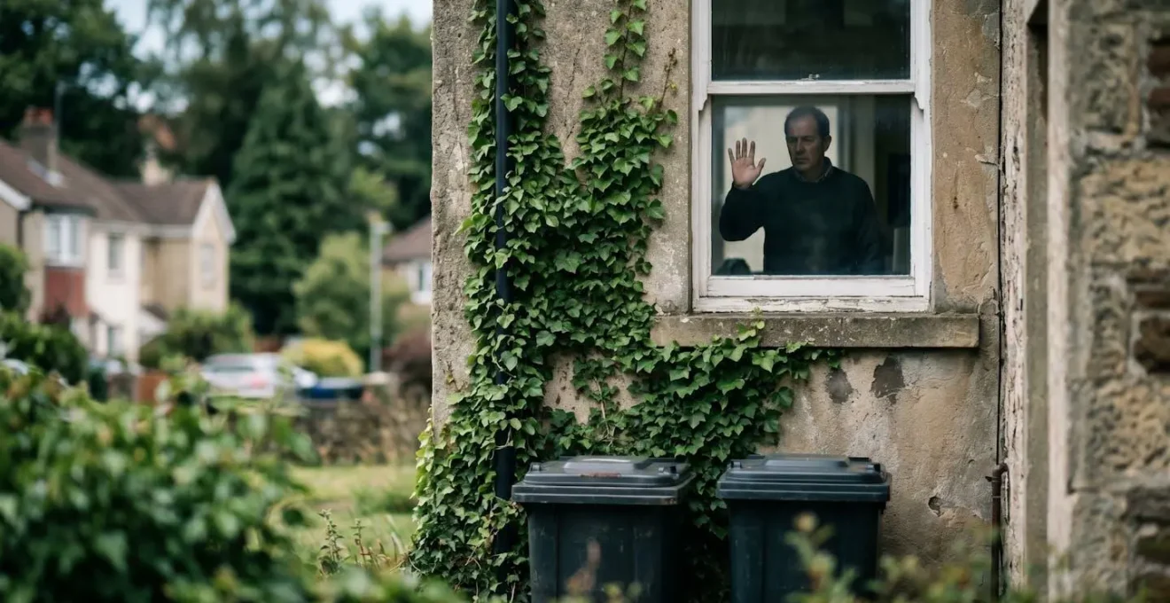 Éléments extérieurs servant involontairement d'échelle pour accéder aux étages d'une maison
