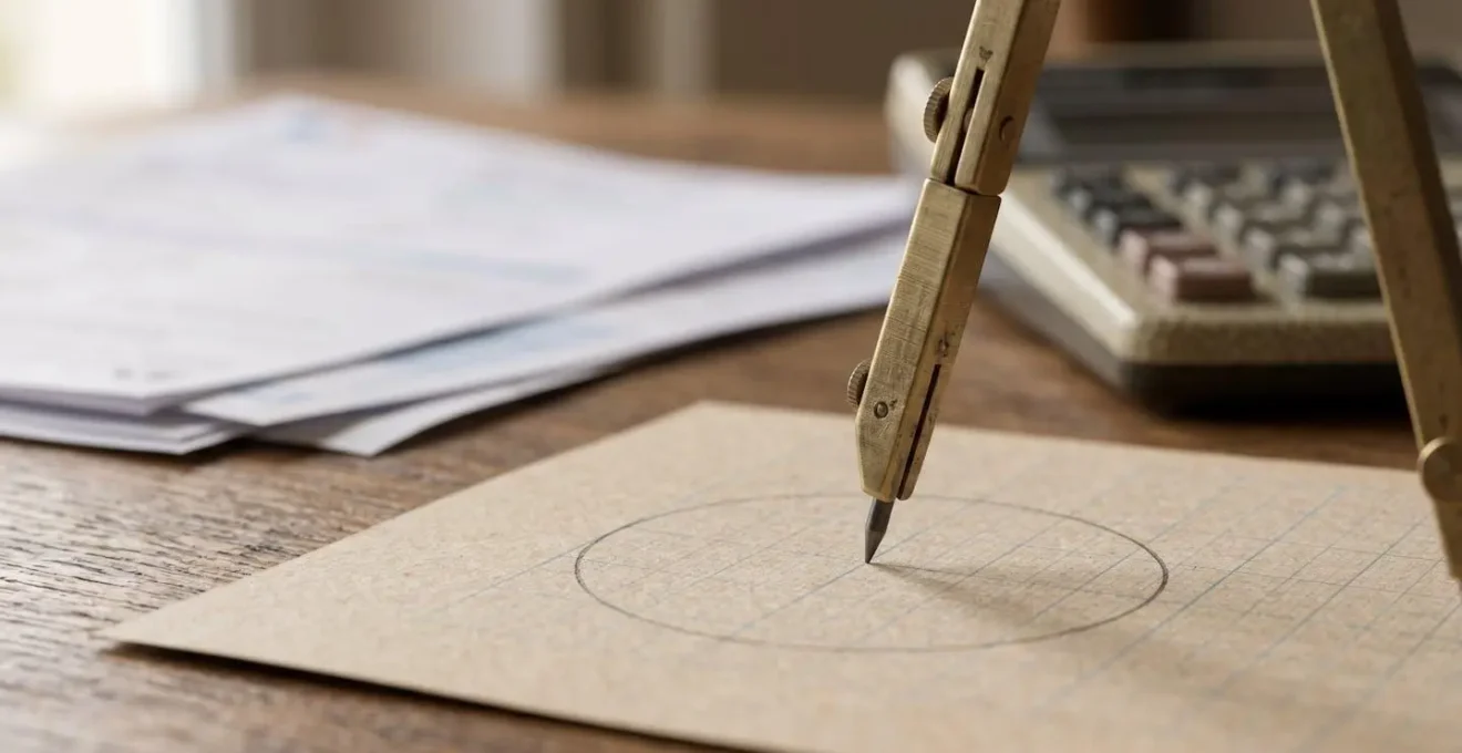 Bureau avec documents administratifs français et calculatrice pour déclaration fiscale